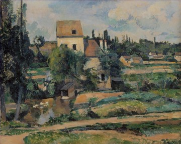  pont - Moulin de la Couleuvre bei Pontoise Paul Cezanne